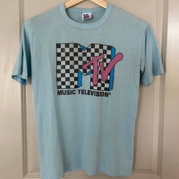 MTV Graphic T-Shirt by Junk Food - Exc Cond Near Mint - Medium - Picture 1 of 5